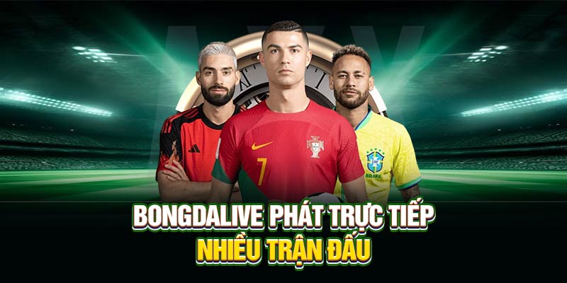 Bongdalive phát trực tiếp nhiều trận đấu